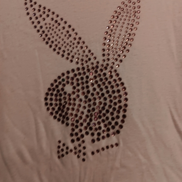 Playboy Vintage rhinestone t-shirt. Says XL but is a Small - Picture 4 of 4